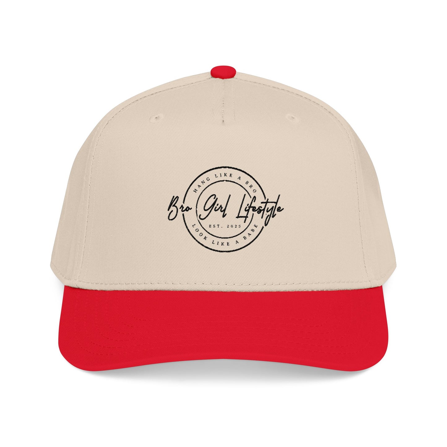 Baseball cap, Embroidered Hang like a Bro look like a Babe. Minimalist logo cap
