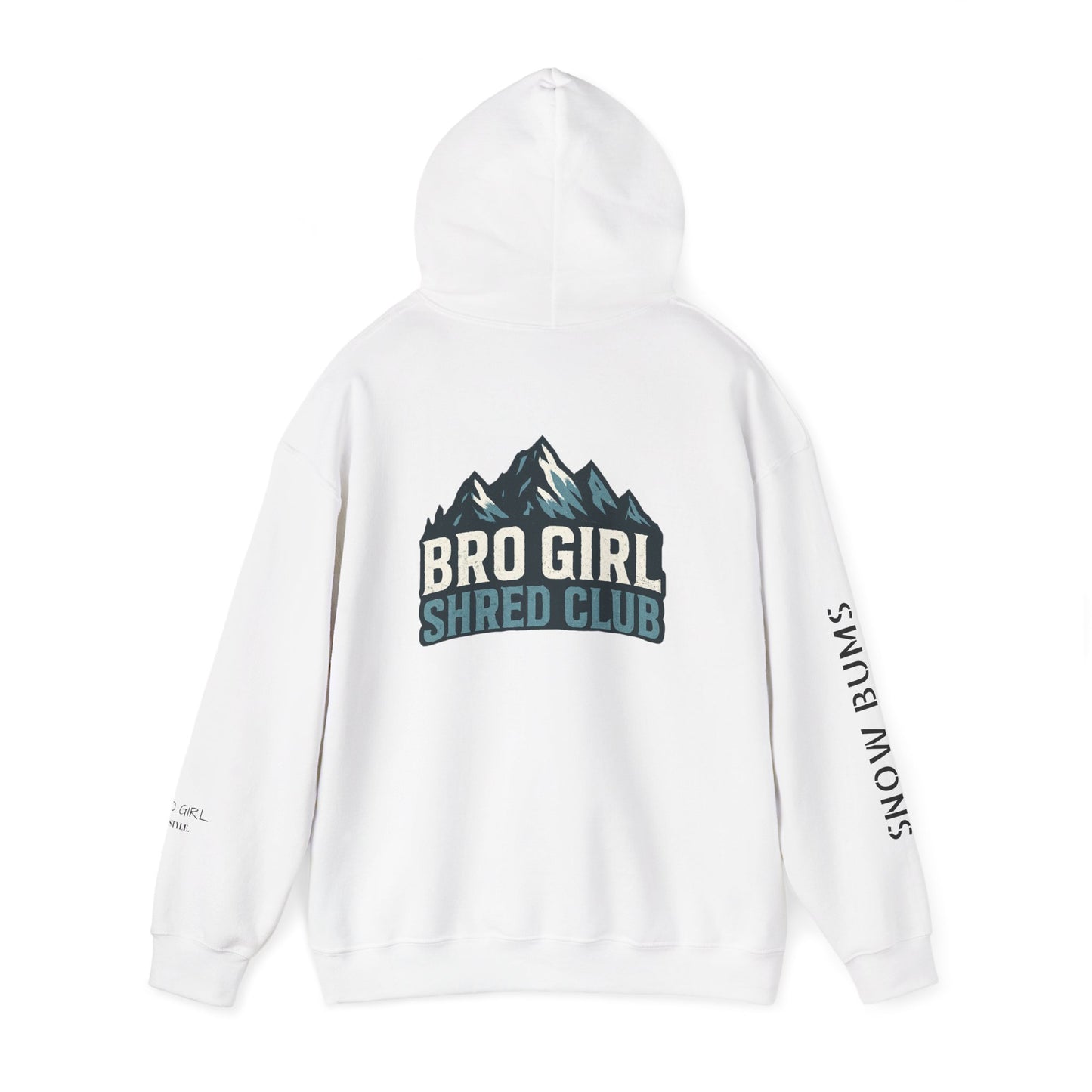 Snowboard Hoodie - Minimalist Winter Lifestyle Varsity Sweatshirt