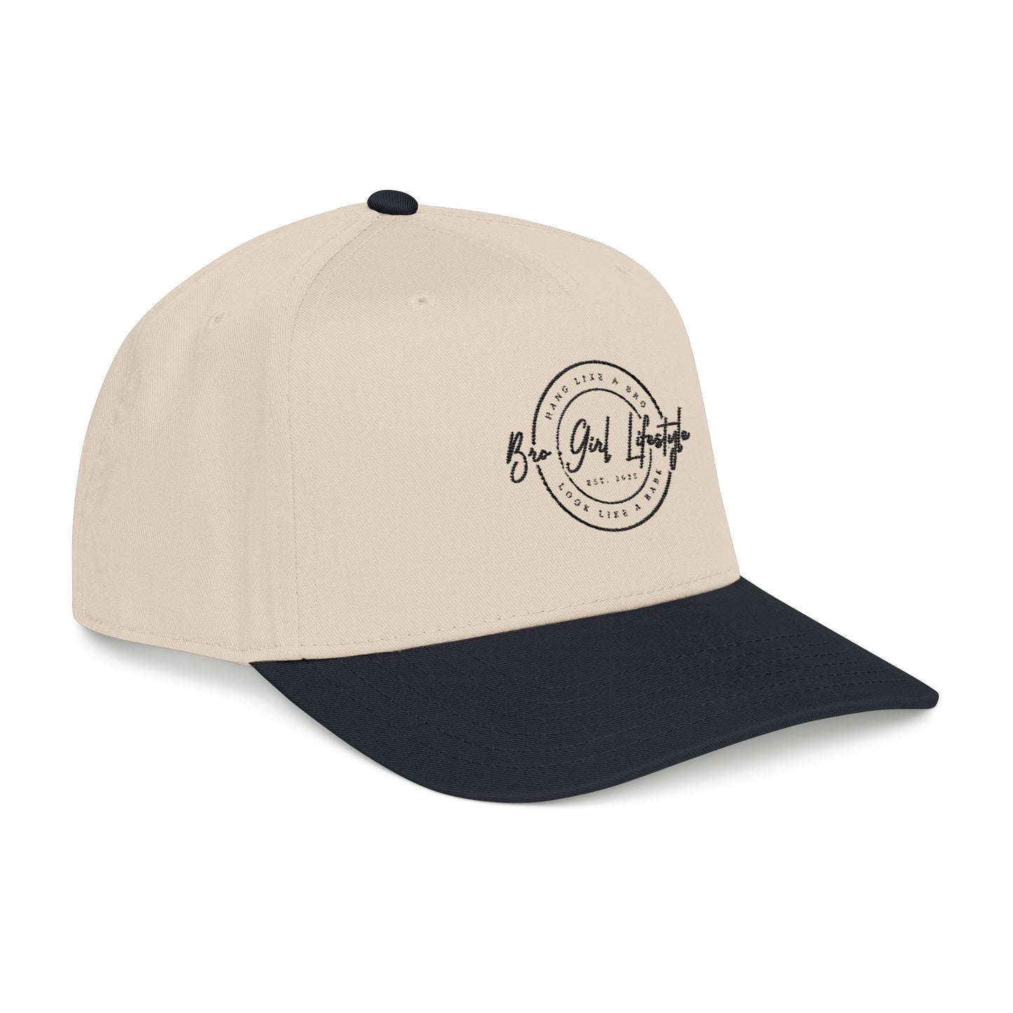 Baseball cap, Embroidered Hang like a Bro look like a Babe. Minimalist logo cap