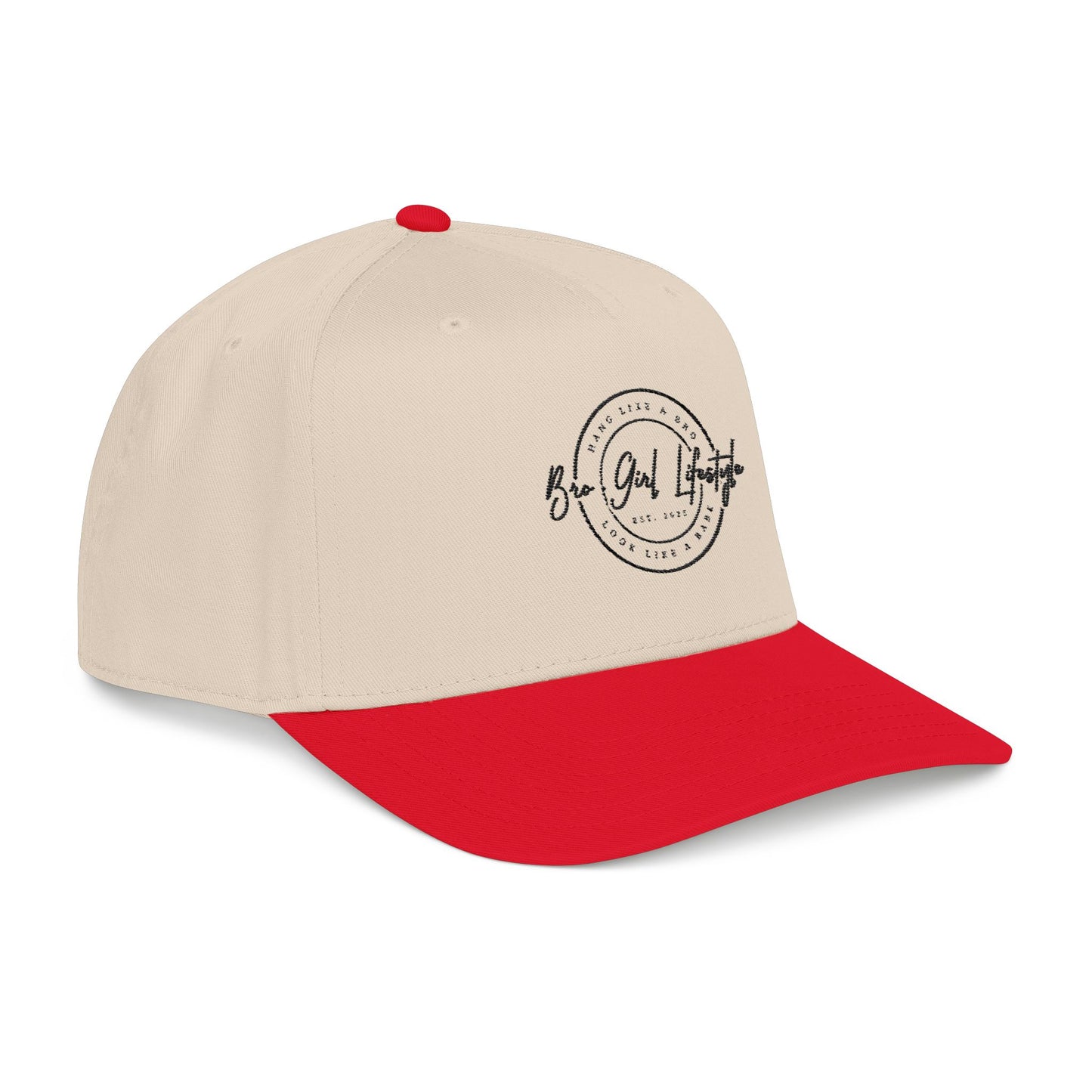 Baseball cap, Embroidered Hang like a Bro look like a Babe. Minimalist logo cap