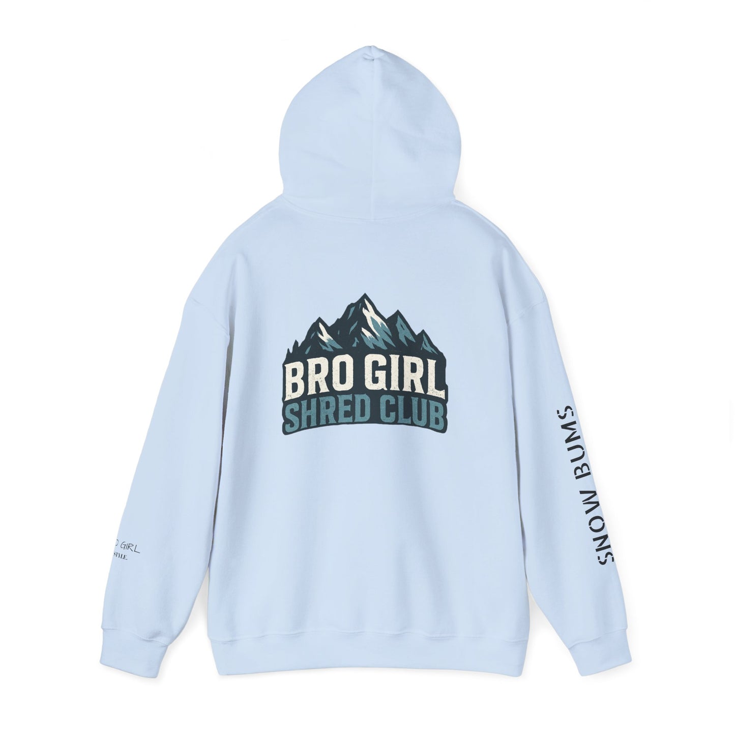 Snowboard Hoodie - Minimalist Winter Lifestyle Varsity Sweatshirt